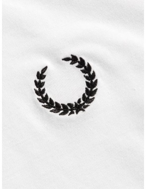Men Two Tone Embroidered Detail Polo Shirt