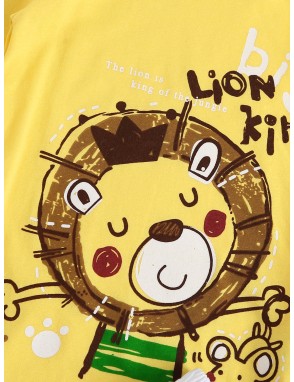 Toddler Boys Lion Graphic Pajama Set