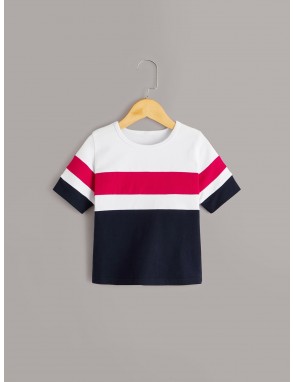 Toddler Boys Cut And Sew Tee