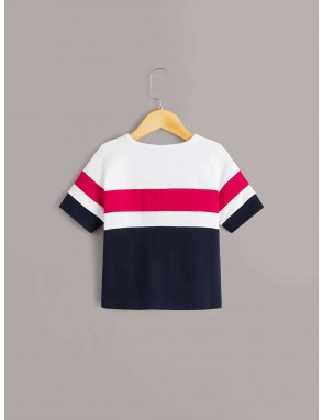 Toddler Boys Cut And Sew Tee