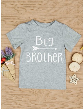 Toddler Boys Letter Graphic Tee