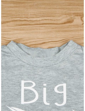 Toddler Boys Letter Graphic Tee